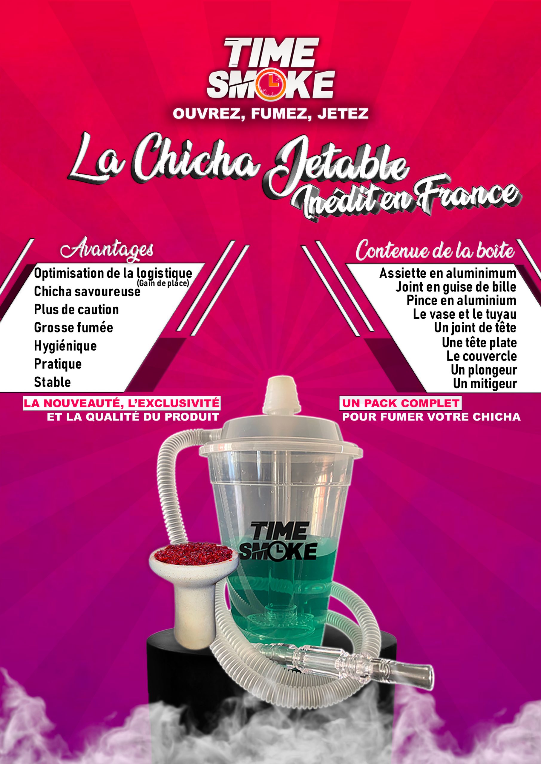 AVANTAGES ET CONTENUE DE LA CHICHA