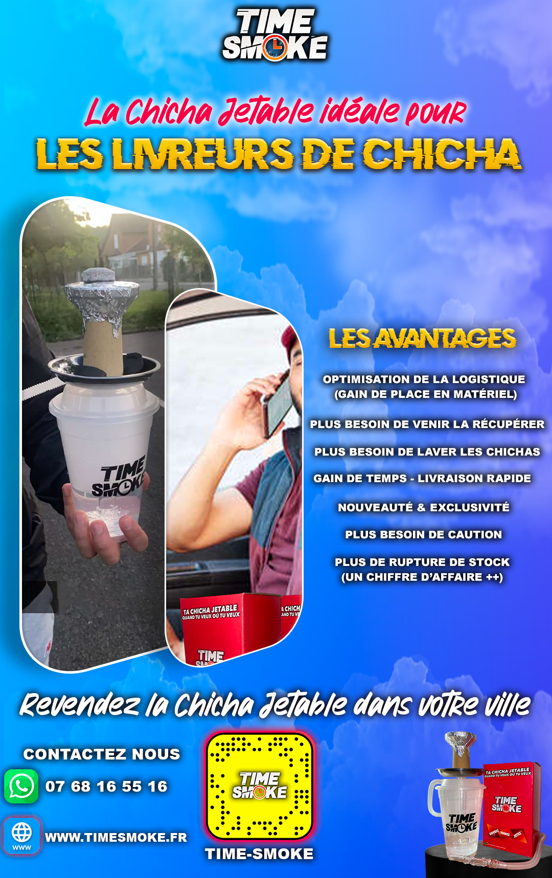 Livraison de chicha